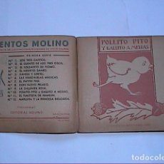 Libros antiguos: POLLITO PITO Y GALLITO A MEDIAS. 1935. CUENTOS MOLINO. BARCELONA.