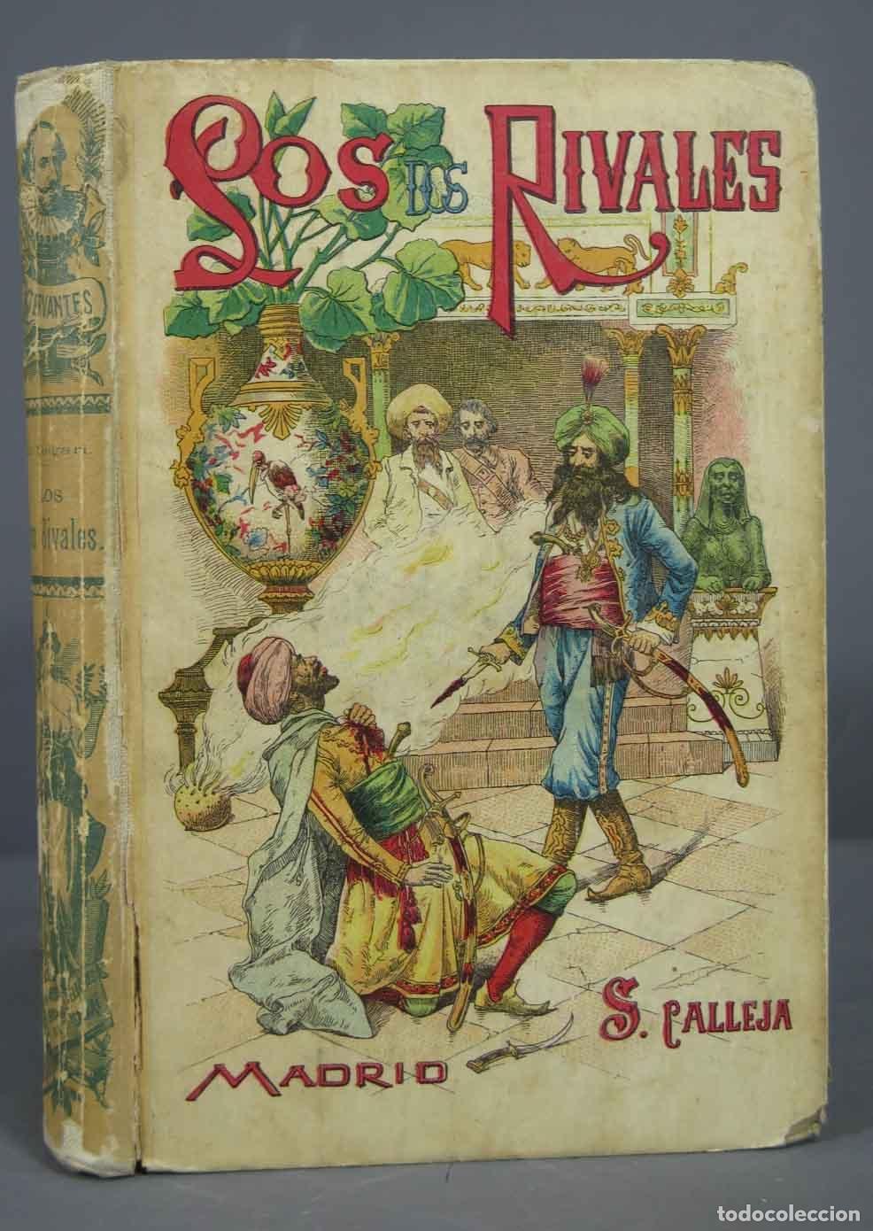 Libros antiguos: LOS DOS RIVALES. SALGARI. CALLEJA - Foto 1