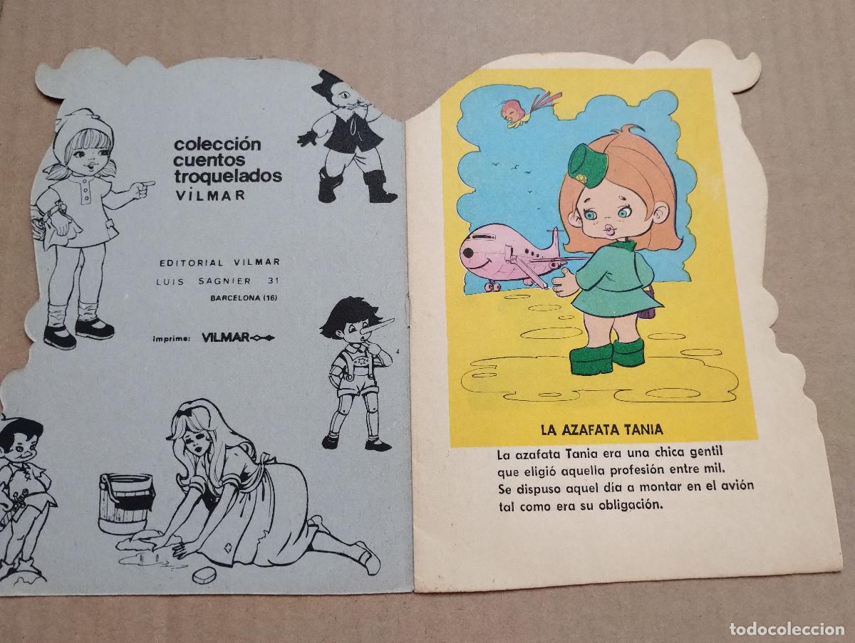 Libros antiguos: CUENTOS TROQUELADO VILMAR -LA AZAFATA-1981 - Foto 2