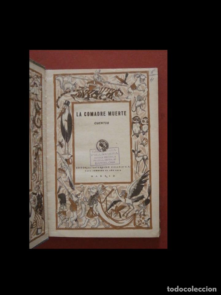 Libros antiguos: La Comadre Muerte. Cuentos - Foto 6