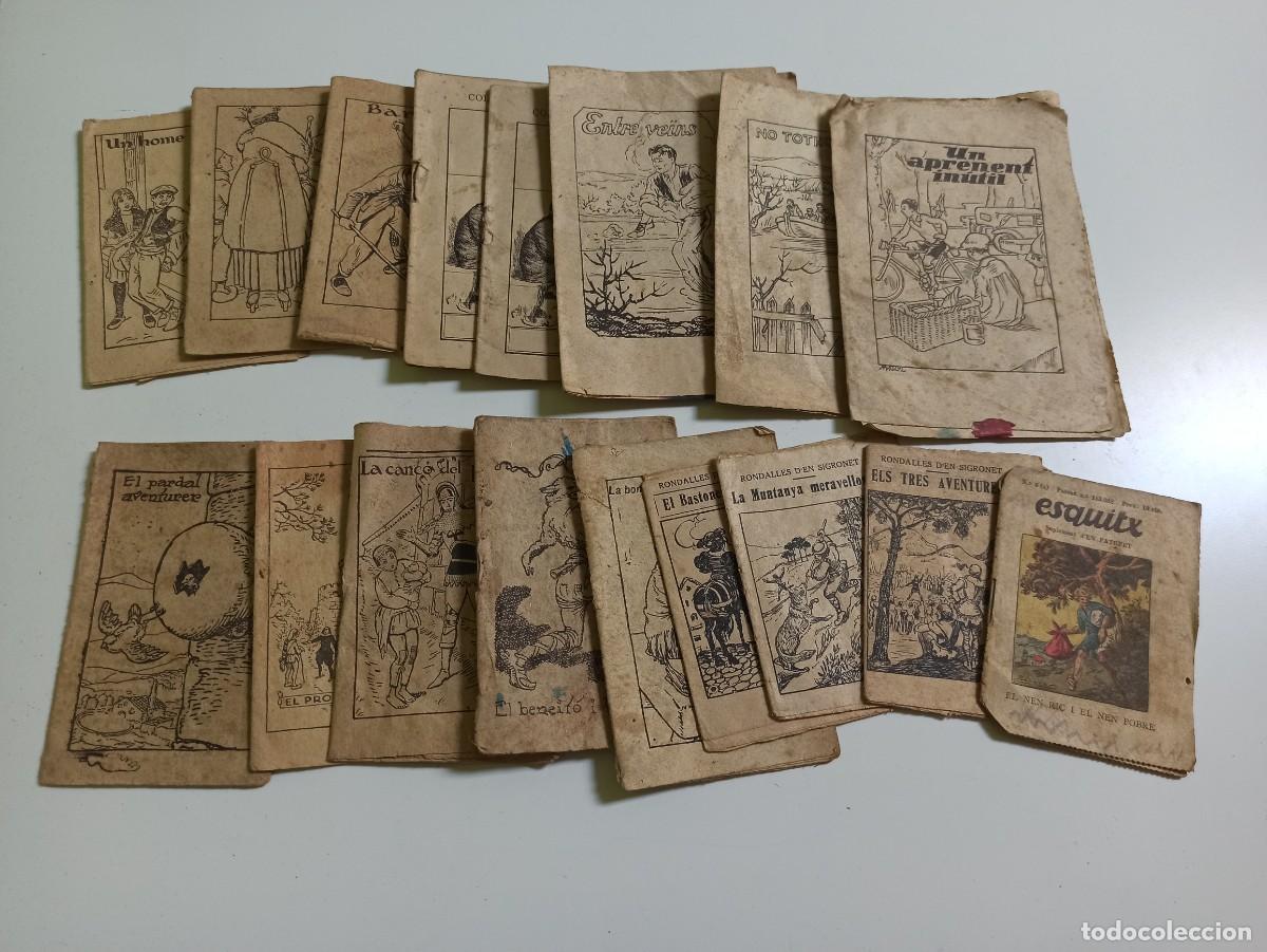 Libros antiguos: Lote de cuentos antiguos en catalan - Foto 1