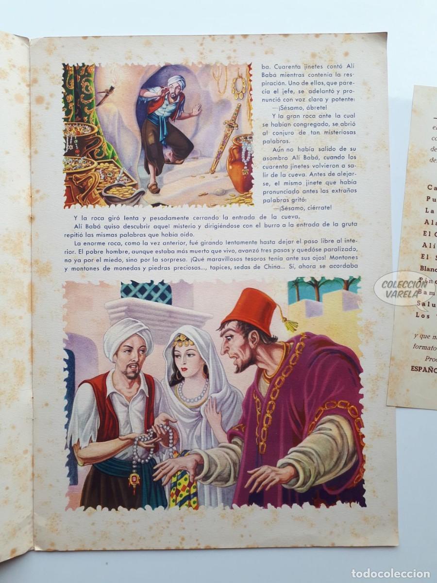 Libros antiguos: Ali Baba y los cuarenta ladrones - Cuento ilustrado 24x34 - Foto 2