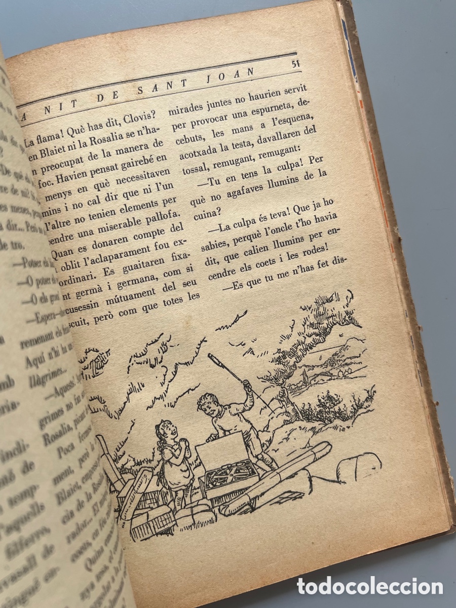 Libros antiguos: LA NIT DE SANT JOAN, CLOVIS EIMERIC. Edicions Mentora, 1930 - Foto 6