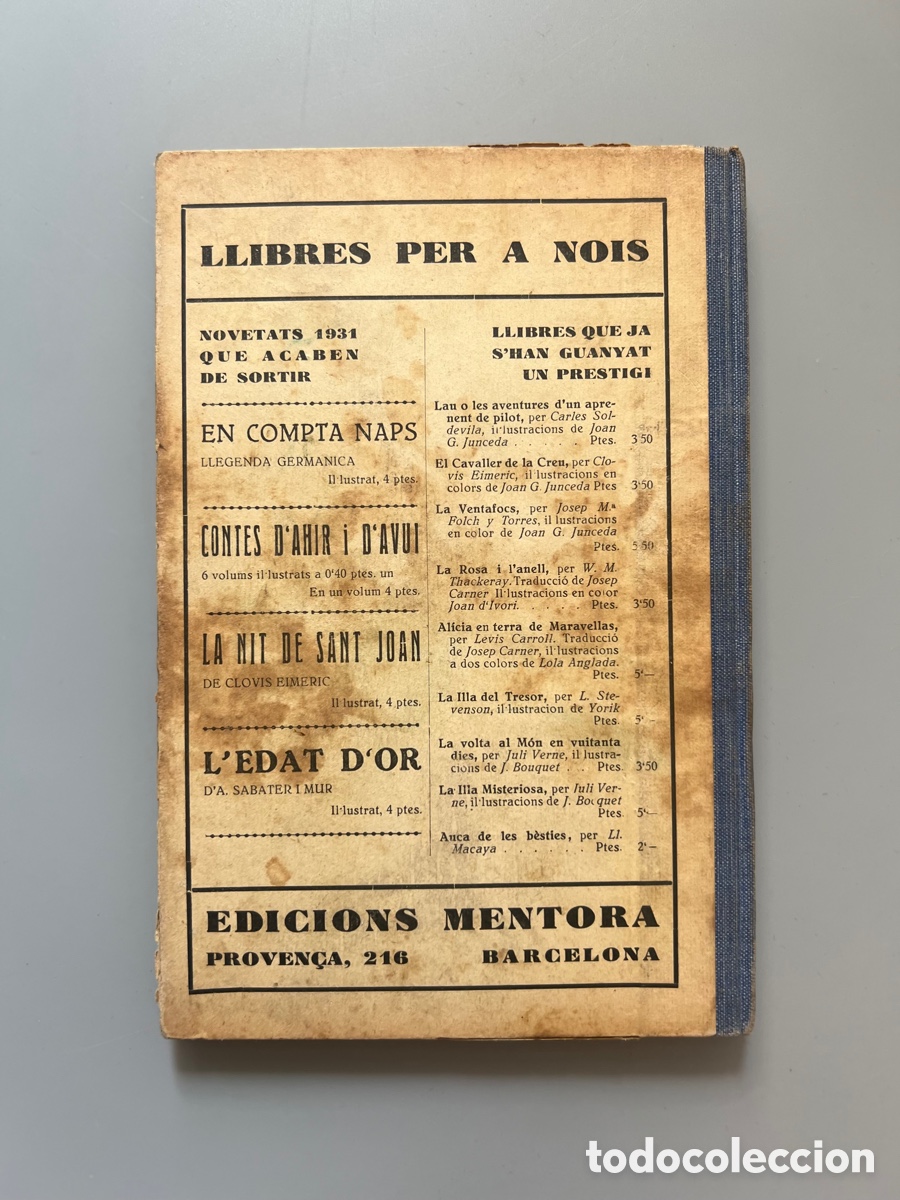 Libros antiguos: LA NIT DE SANT JOAN, CLOVIS EIMERIC. Edicions Mentora, 1930 - Foto 8