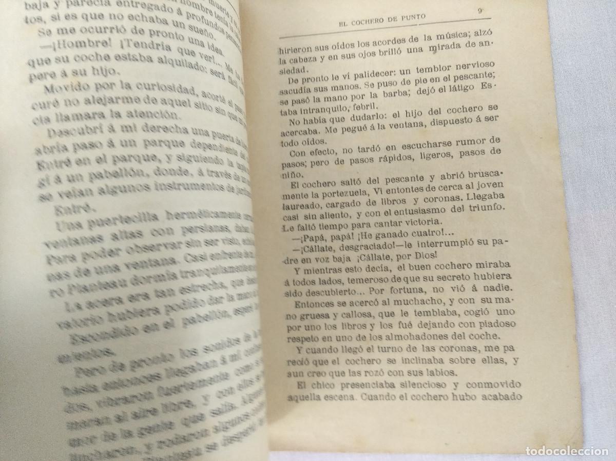 Libros antiguos: EL CUENTO DEL DOMINGO/EL COCHERO DE PUNTO. - Foto 2