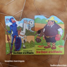 Libros antiguos: CUENTOS TROQUELADOS DON QUIJOTE DE LA MANCHA - Nº 1 Y 2 (1978 BRUGUERA) COLECCIÓN COMPLETA