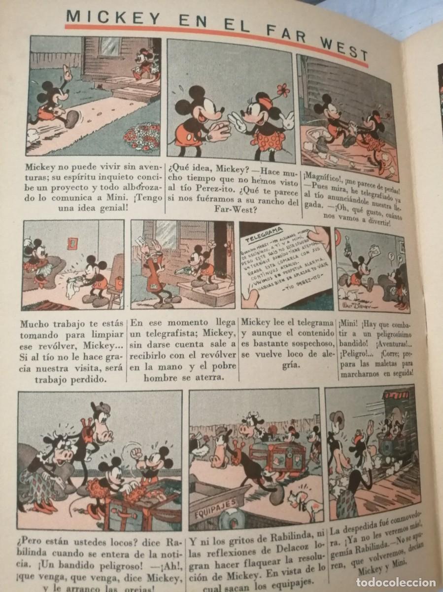 Libros antiguos: MICKEY EN EL FAR-WEST (Edici&oacute;n 1936) - Foto 4