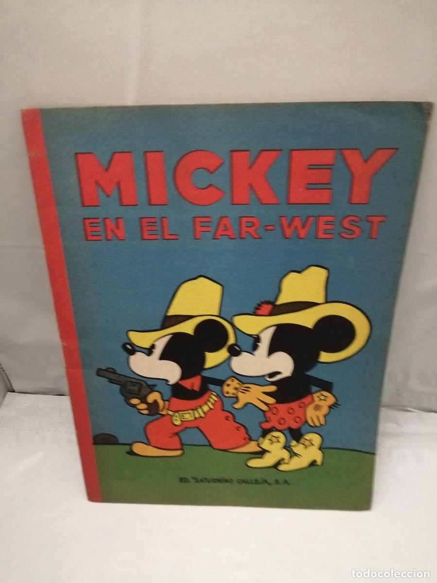 Libros antiguos: MICKEY EN EL FAR-WEST (Edici&oacute;n 1936) - Foto 1