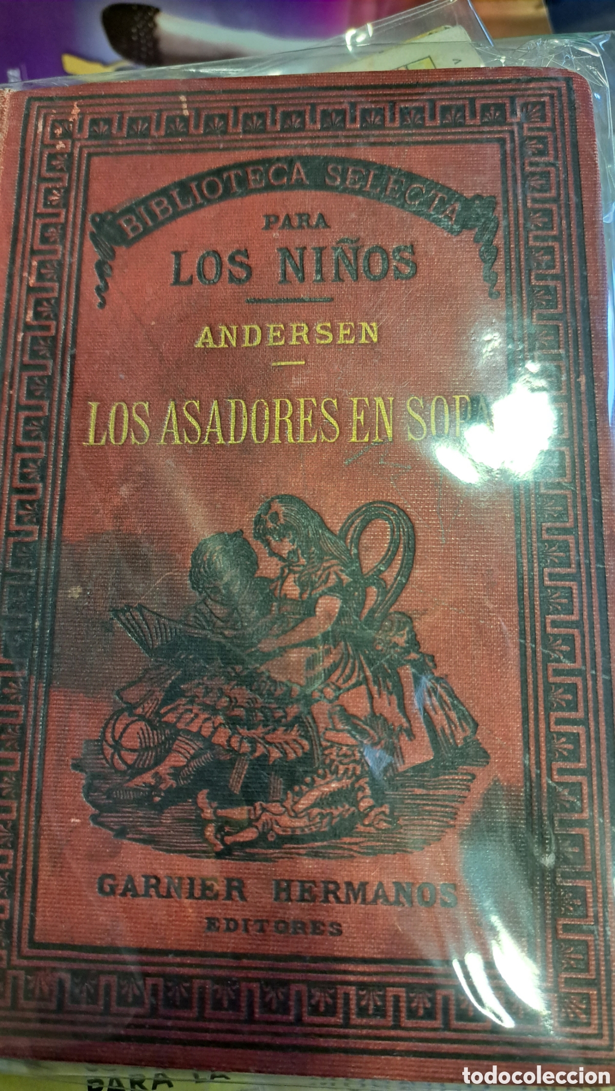 Libros antiguos: Hans Cristian Andersen los asadores en sopa - Foto 1