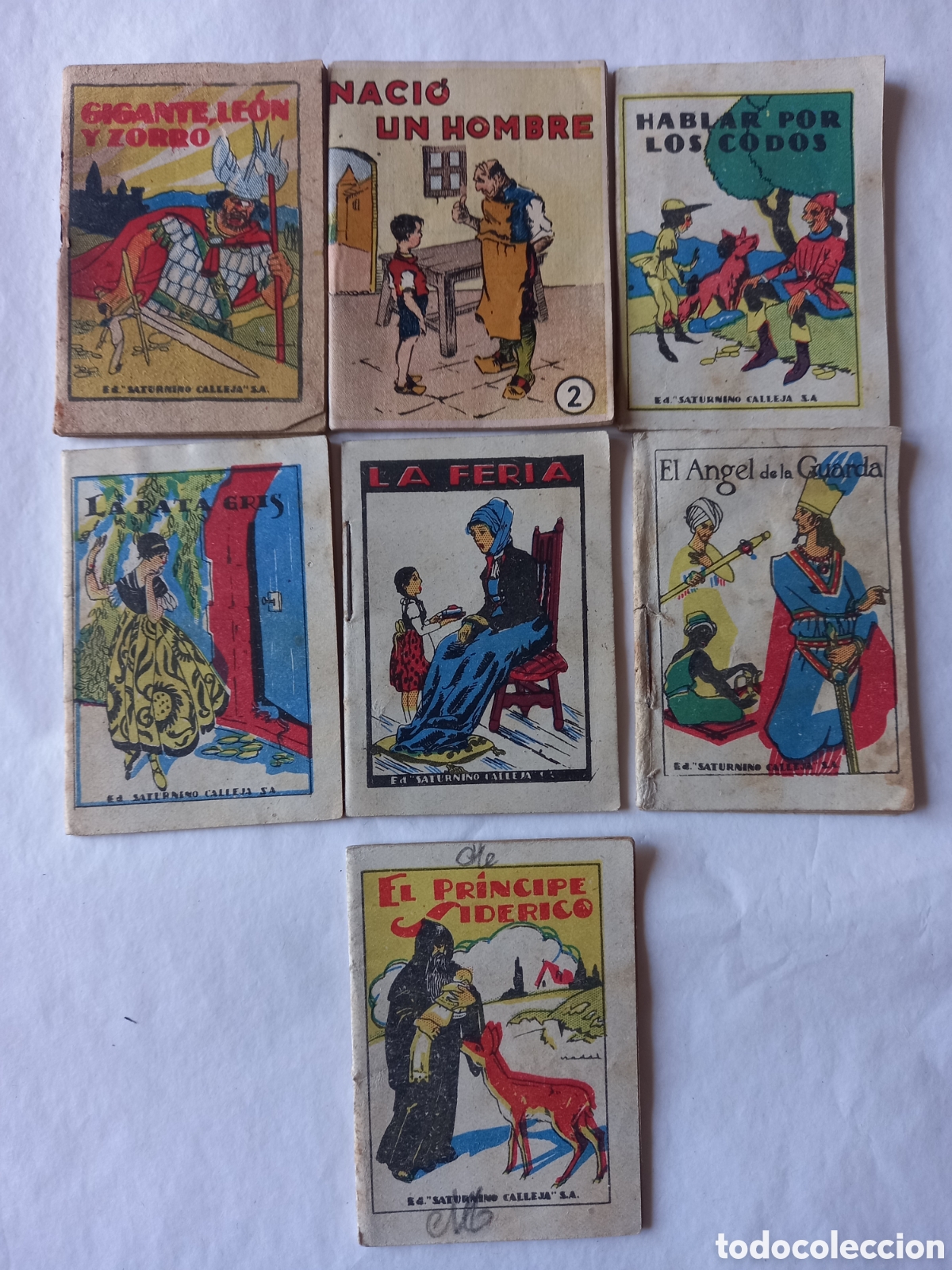 Libros antiguos: Lote 7 cuentos CALLEJA. - Foto 1