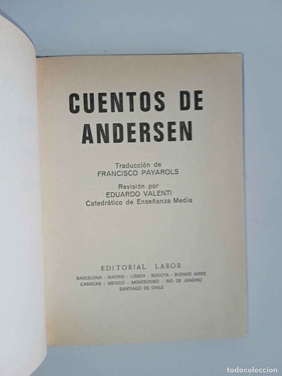 Libros antiguos: CUENTOS DE ANDERSEN Labor 1969 ILUSTRADO - Foto 1