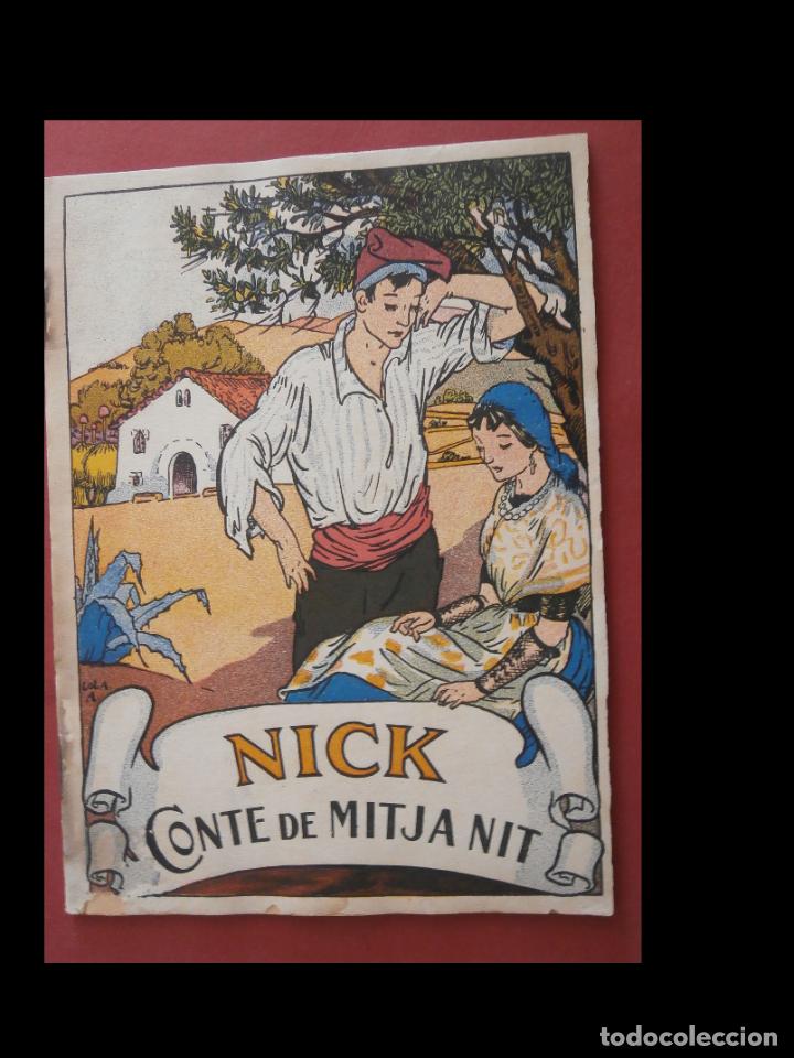 Libros antiguos: Nick. Contes de Mitjanit. Carme Karr - Foto 1
