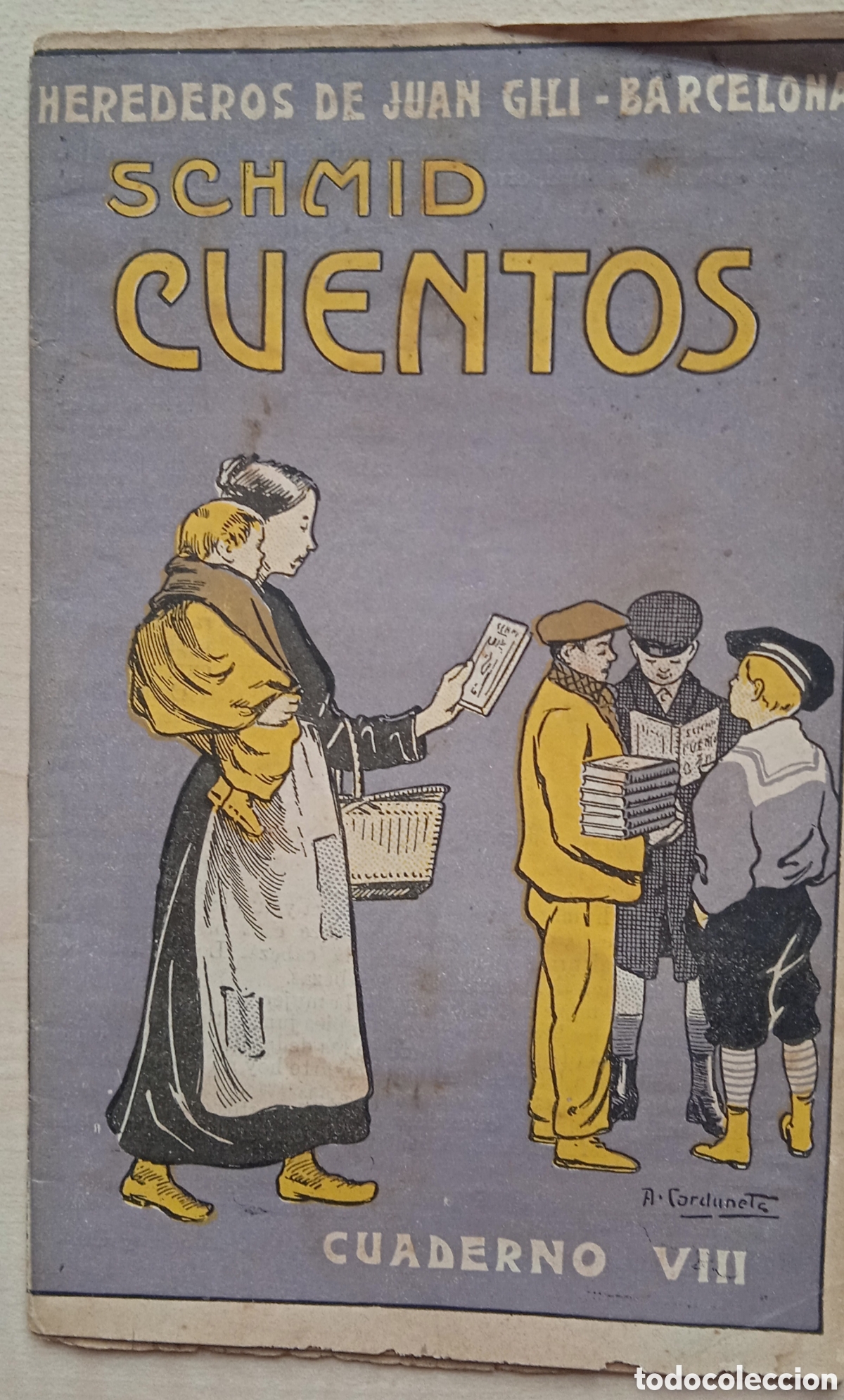 Libros antiguos: Schmid. Cuentos, cuaderno VIII - Foto 1