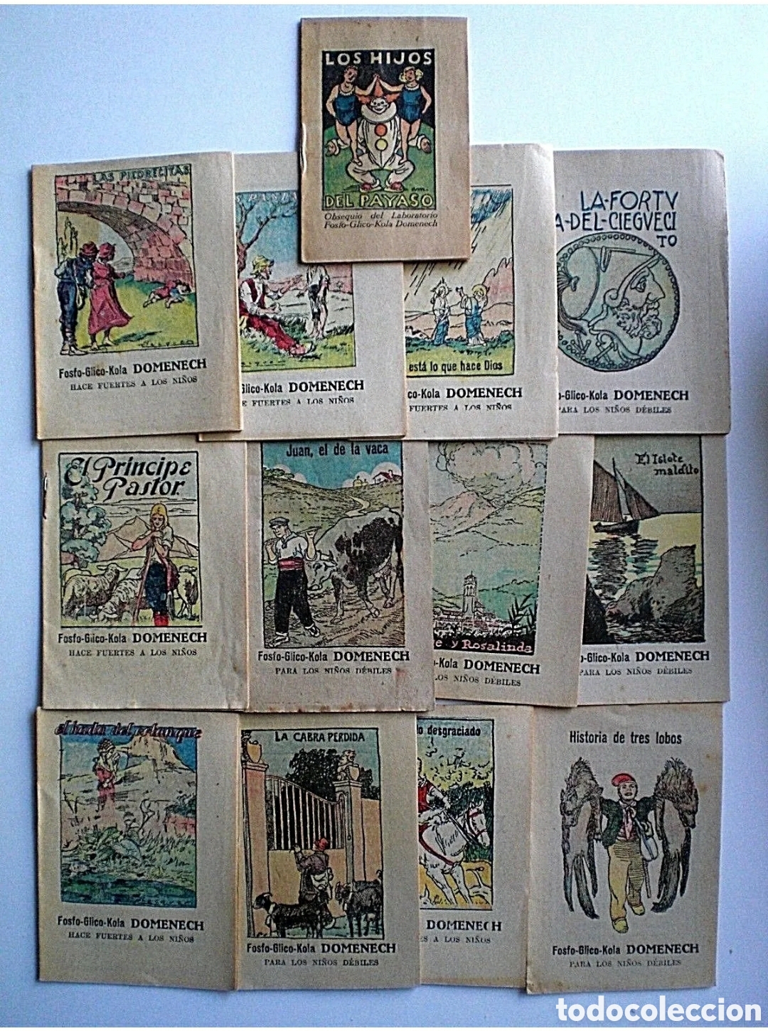 Libros antiguos: CUENTOS INFANTILES Laborat&oacute;rios DOMENECH. 13 uds. - Foto 2