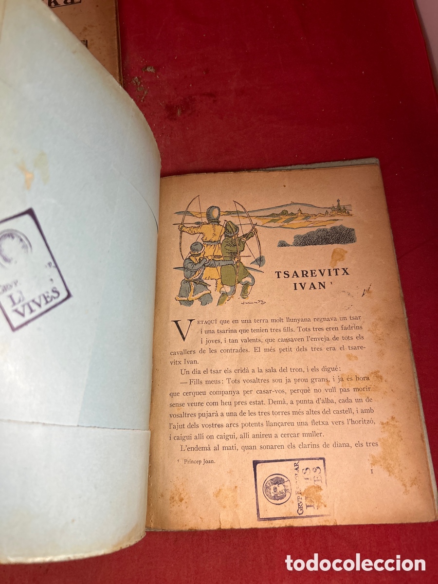 Libros antiguos: CUENTOS RUSSOS EN CATAL&Aacute;N JOAN VIVES - Foto 3