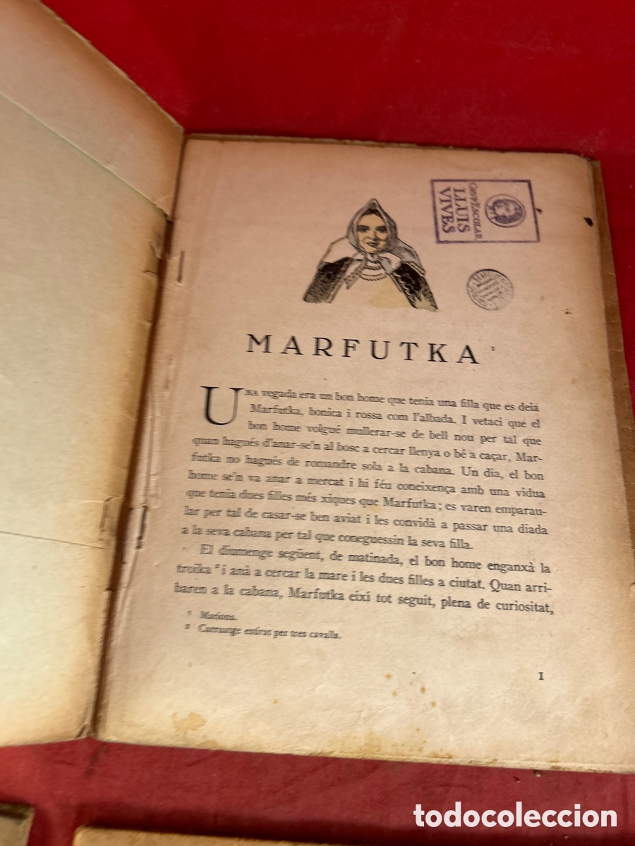 Libros antiguos: CUENTOS RUSSOS EN CATAL&Aacute;N JOAN VIVES - Foto 9