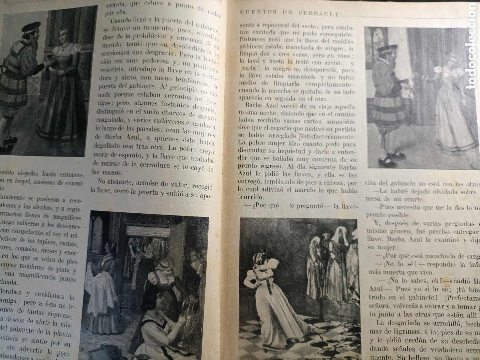 Libros antiguos: Cuentos de Parrault.1936 - Foto 3