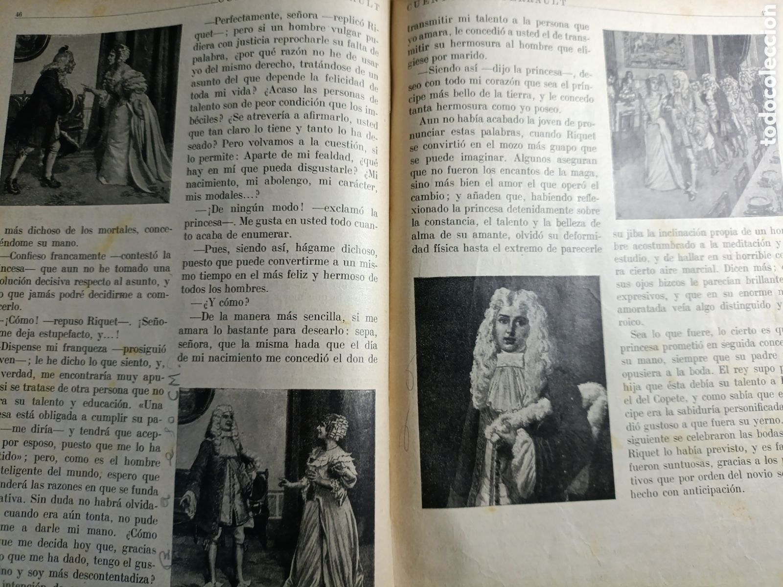 Libros antiguos: Cuentos de Parrault.1936 - Foto 8