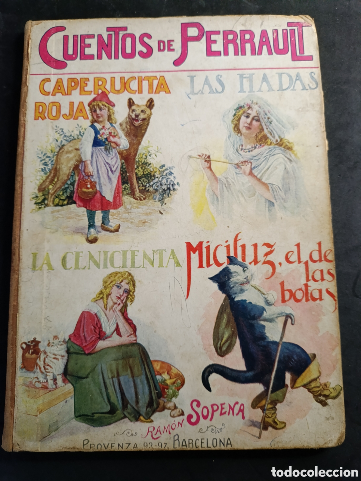 Libros antiguos: Cuentos de Parrault.1936 - Foto 1