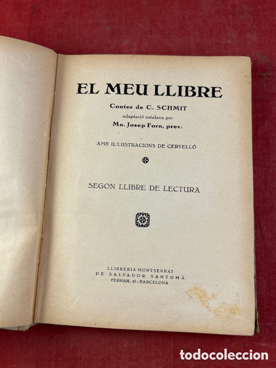 Libros antiguos: EL MEU LLIBRE - Foto 2