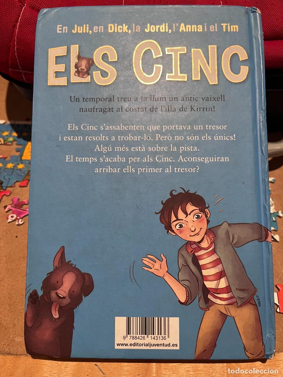 Libros antiguos: libro el cinc a la illa del tresor - Foto 2