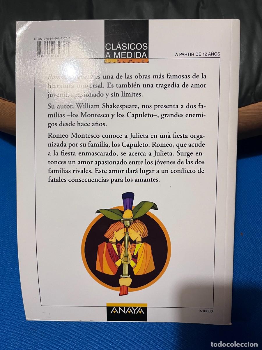 Libros antiguos: libro romeo y julieta - Foto 2