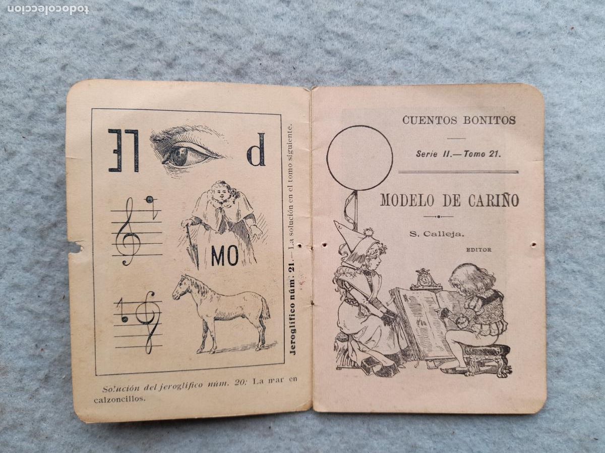 Libros antiguos: Cuento S. Calleja. Modelo de Cari&ntilde;o. - Foto 2