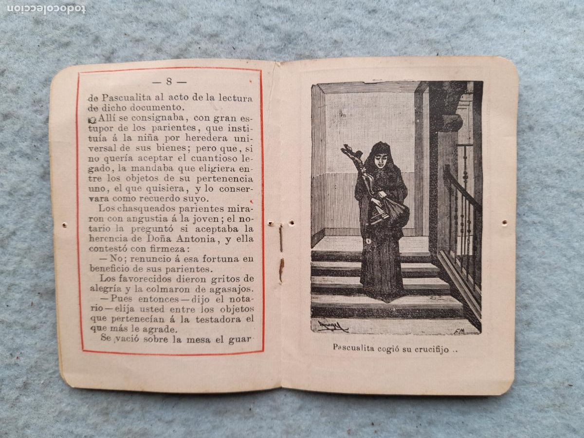 Libros antiguos: Cuento S. Calleja. Modelo de Cari&ntilde;o. - Foto 3