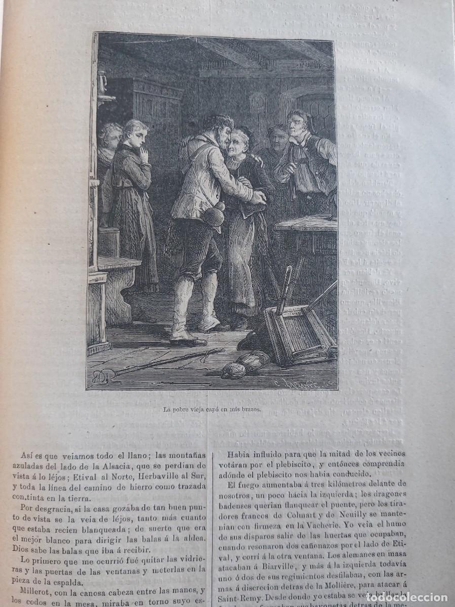 Libros antiguos: Cuentos de Los Vosgos - Erckmann Chatrian - 1883 - Foto 2