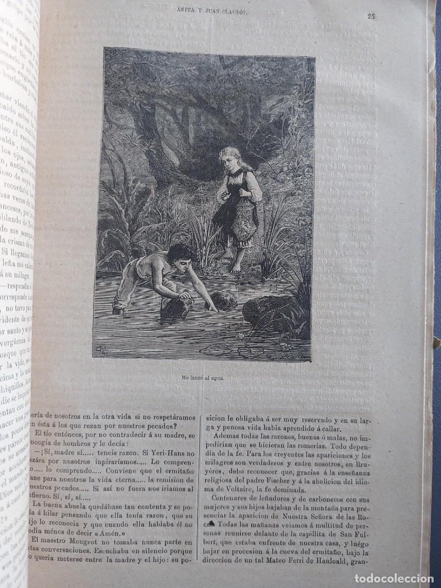 Libros antiguos: Cuentos de Los Vosgos - Erckmann Chatrian - 1883 - Foto 3