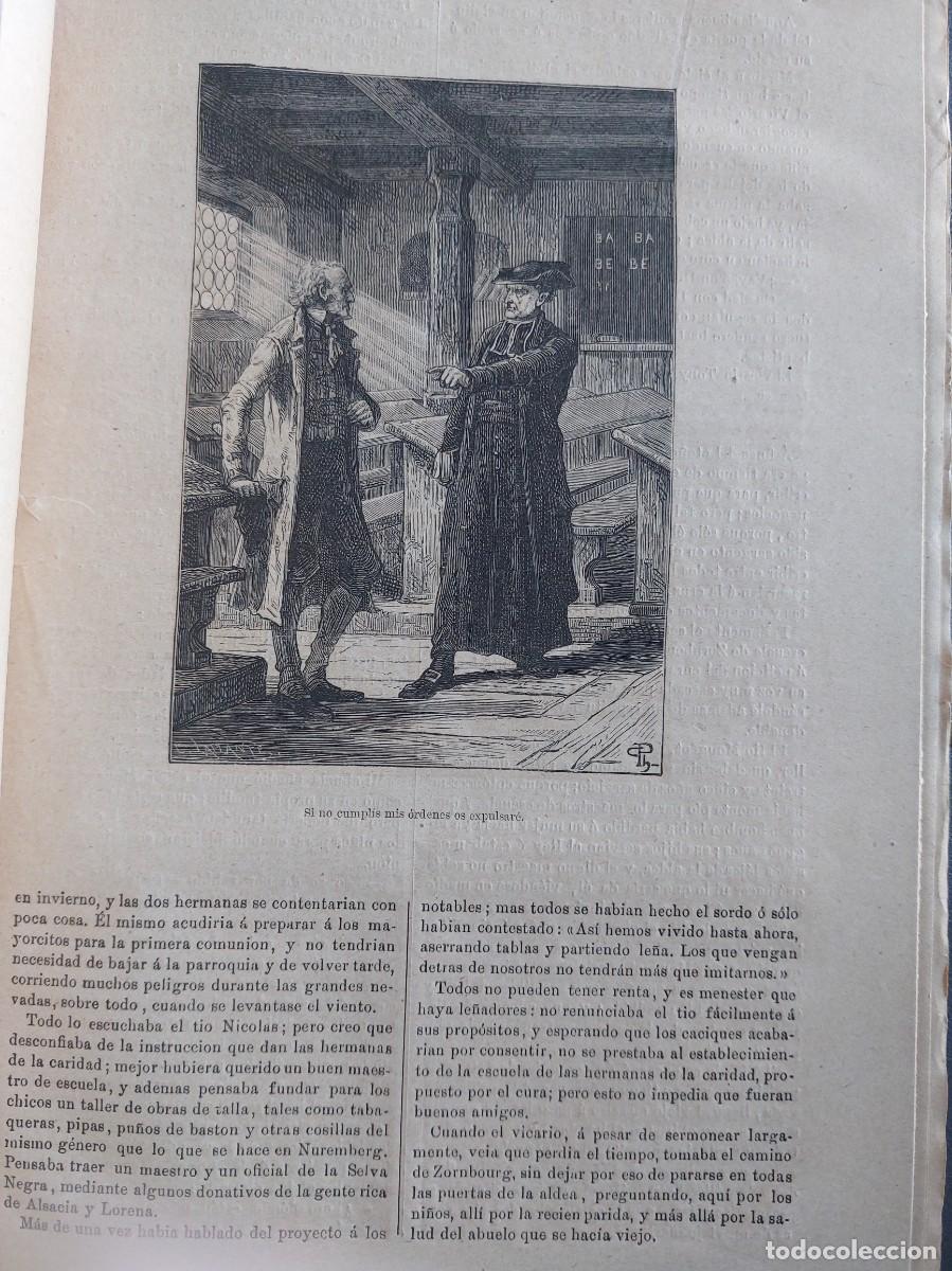 Libros antiguos: Cuentos de Los Vosgos - Erckmann Chatrian - 1883 - Foto 4