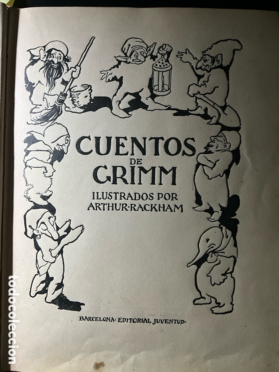 Libros antiguos: Cuentos de Grimm - Foto 2