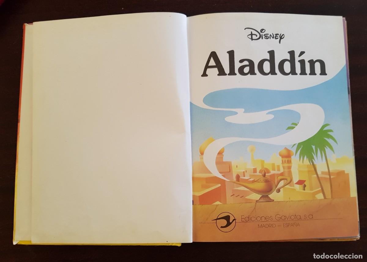 Libros antiguos: LIBRO Aladd&iacute;n. DISNEY. EDICIONES GAVIOTA - Foto 2
