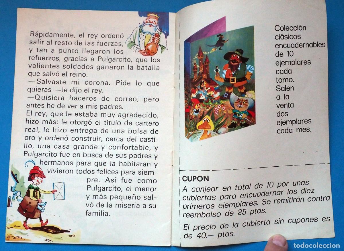 Libros antiguos: CUENTO: PULGARCITO. EDICIONES PUNTO. A&Ntilde;O 1970 - Foto 3
