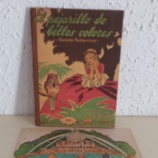Libros antiguos: EL PAJARILLO DE BELLOS COLORES. CON ILUSTRACIÓN RECORTABLE. AÑOS 30S