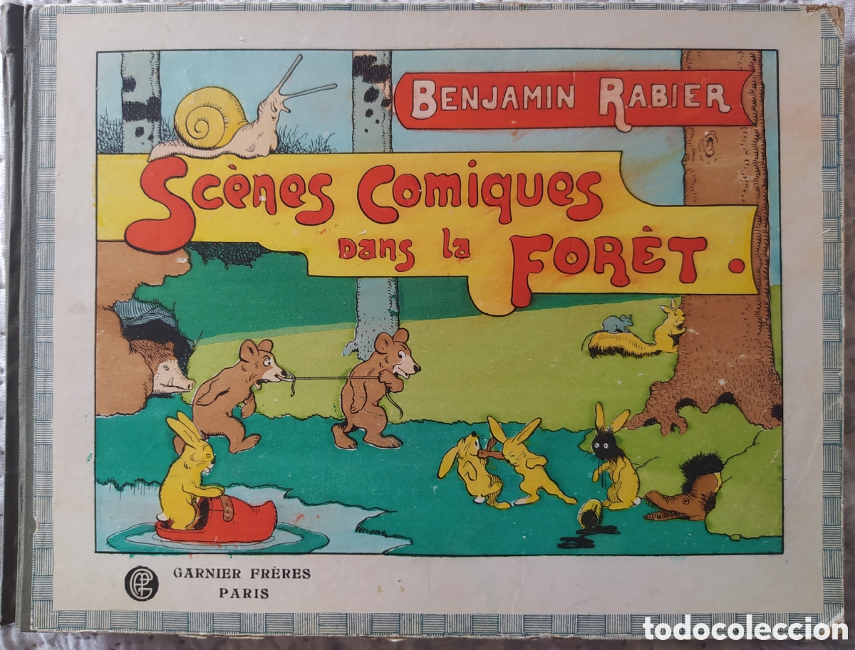 Libros antiguos: CUENTO BENJAM&Iacute;N RABIER PARIS LIBRO - Foto 1