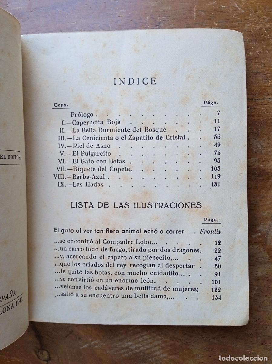 Libros antiguos: Cuentos de Perrault Araluce 1926 - Foto 4