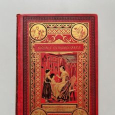 Libros antiguos: SUCESOS EXTRAORDINARIOS. CUENTOS PARA NIÑOS, F. SANTOS PÉREZ - SATURNINO CALLEJA, 1896