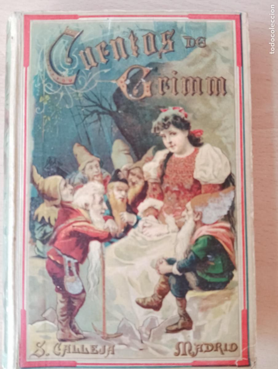 Libros antiguos: Cuentos de Grimm. - Foto 1