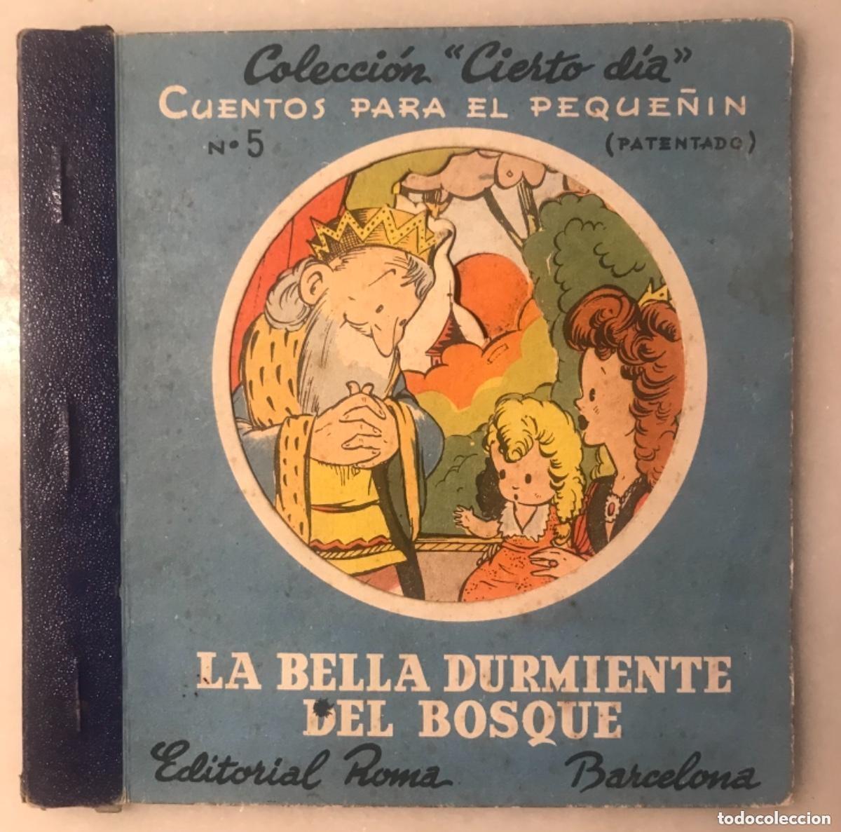 Libros antiguos: Cuento troquelado Ed. Roma. La Bella durmiente del Bosque - Foto 1