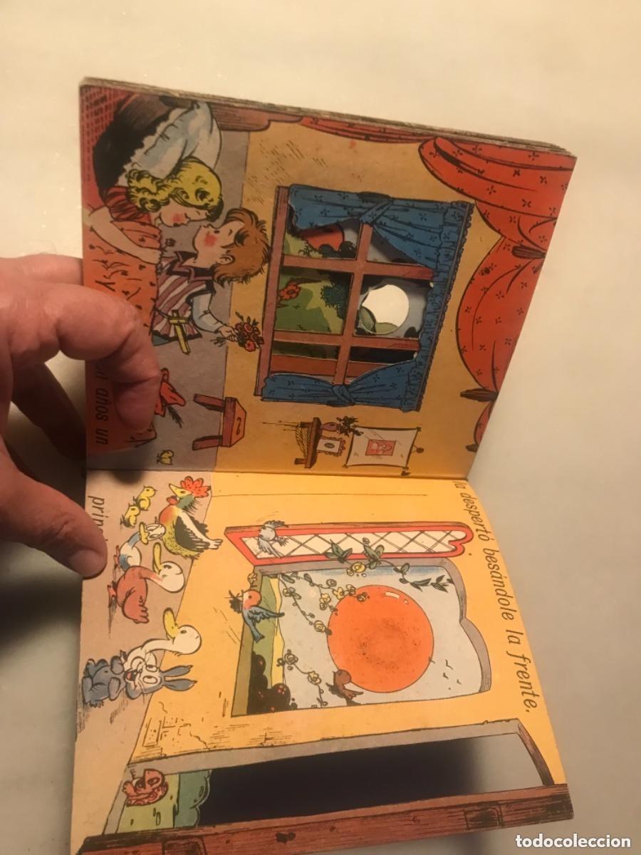 Libros antiguos: Cuento troquelado Ed. Roma. La Bella durmiente del Bosque - Foto 5