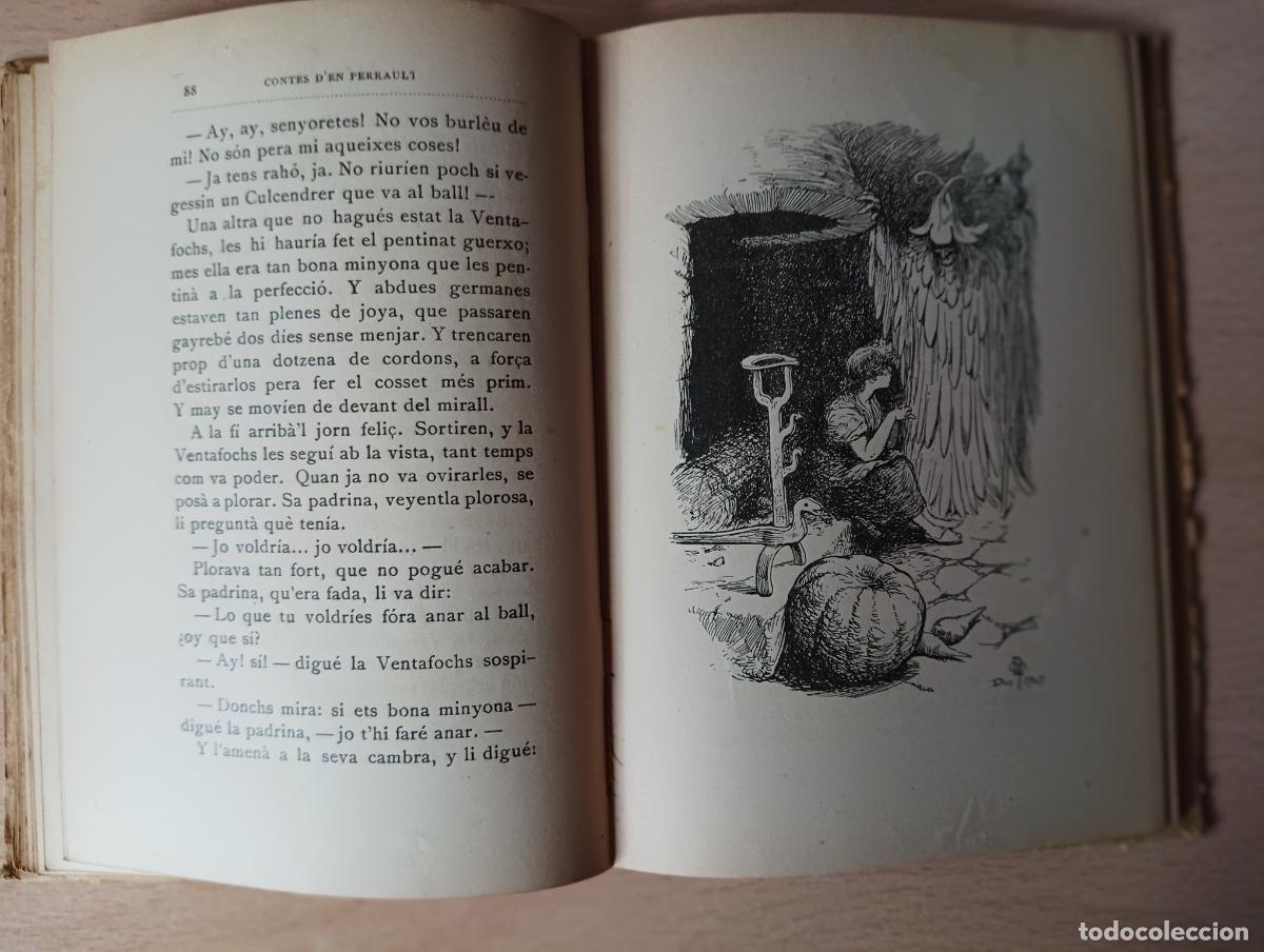 Libros antiguos: Contes den Perrault. - Foto 2