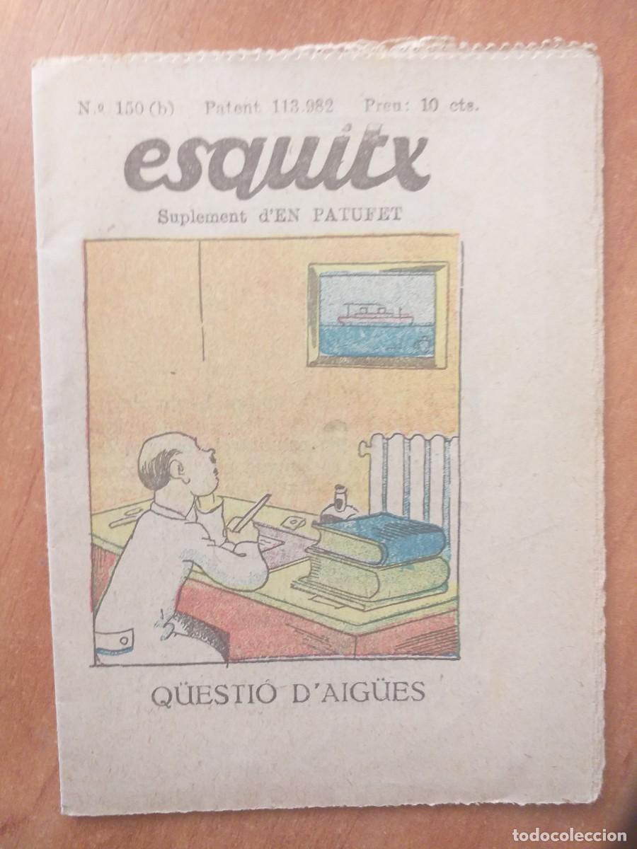 Libros antiguos: ESQUITX N&ordm; 150 B - QUESTI&Oacute; D &acute;AIGUES. - Foto 1