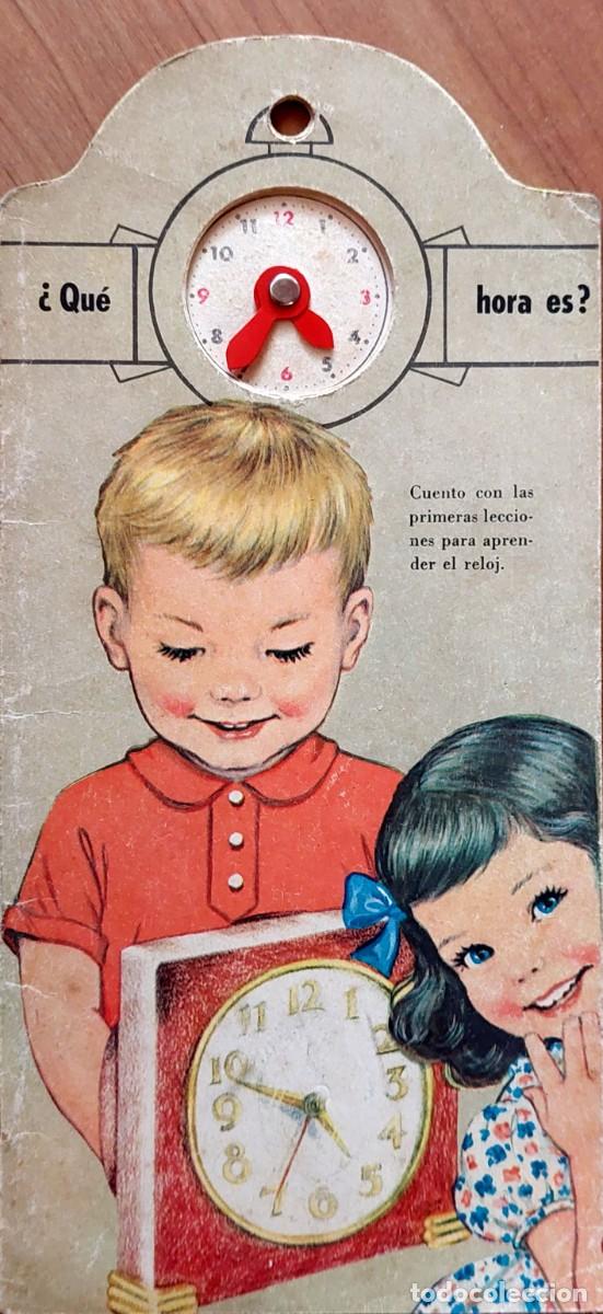 Libros antiguos: CUENTO TROQUELADO ( QUE HORA ES ? ) DE EDITORIAL LITO 1962 - Foto 1