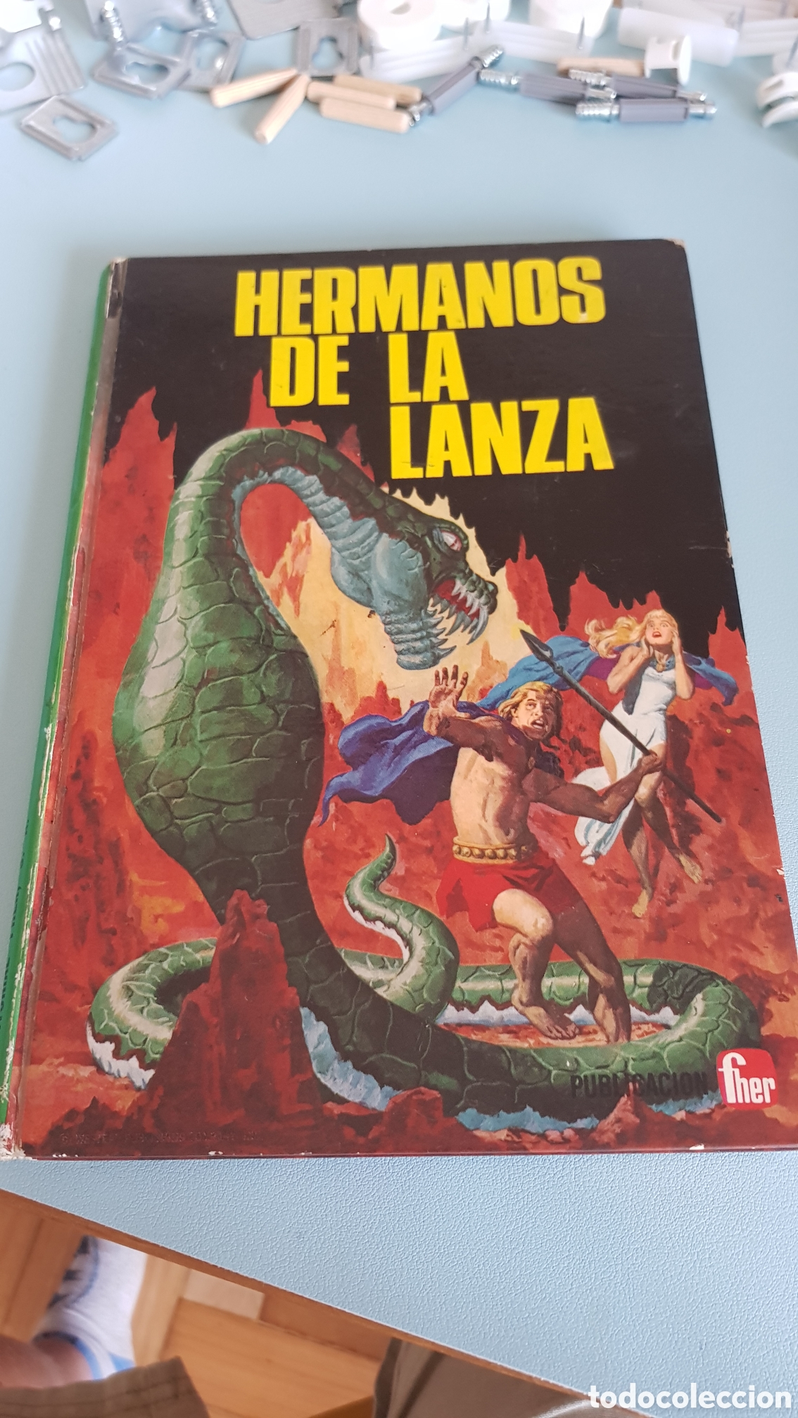 Libros antiguos: Libro Hermanos de la lanza - Foto 1