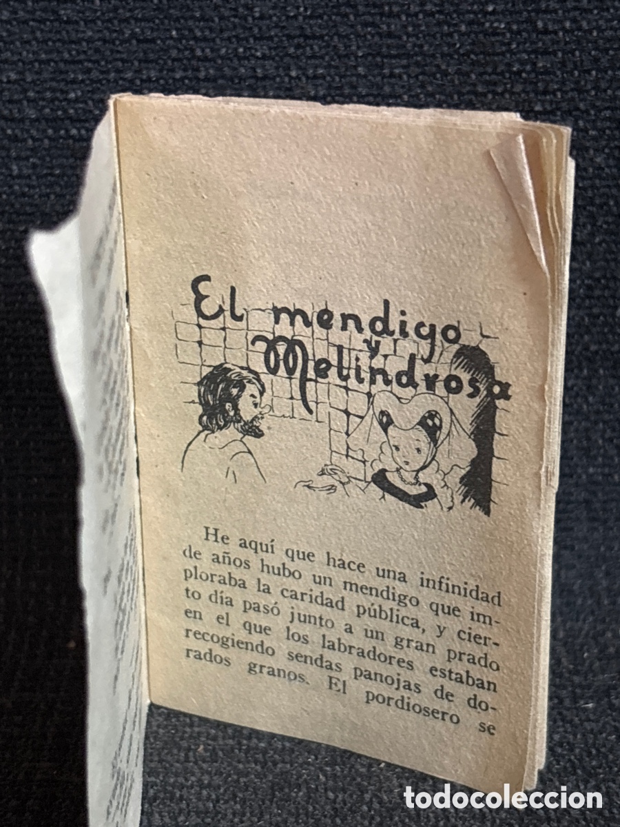 Libros antiguos: Cuentos en miniatura, el mendigo melindrosa - Foto 4
