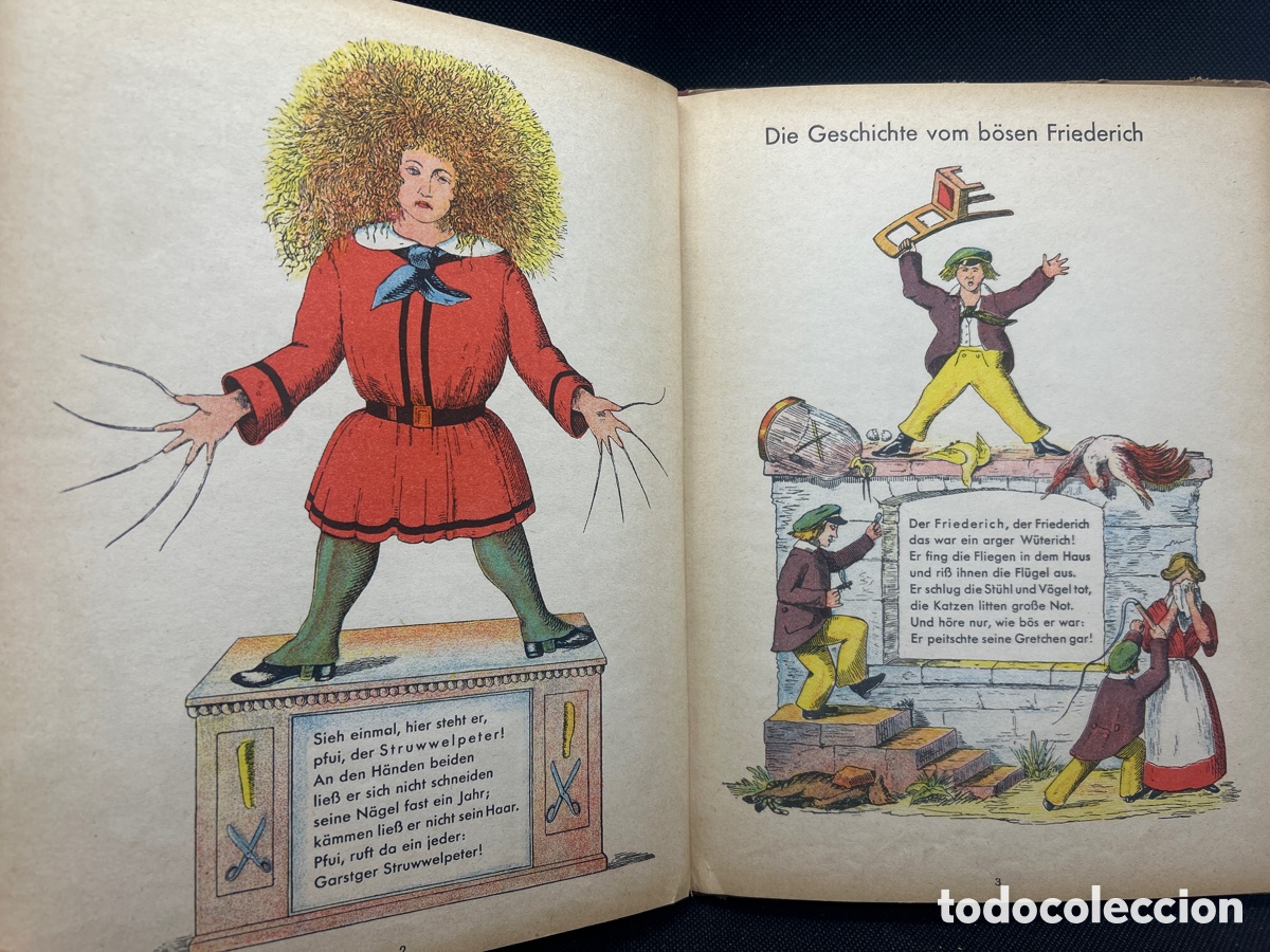 Libros antiguos: Der Struwwelpeter Dr. Heinrich Hoffmann - Foto 2