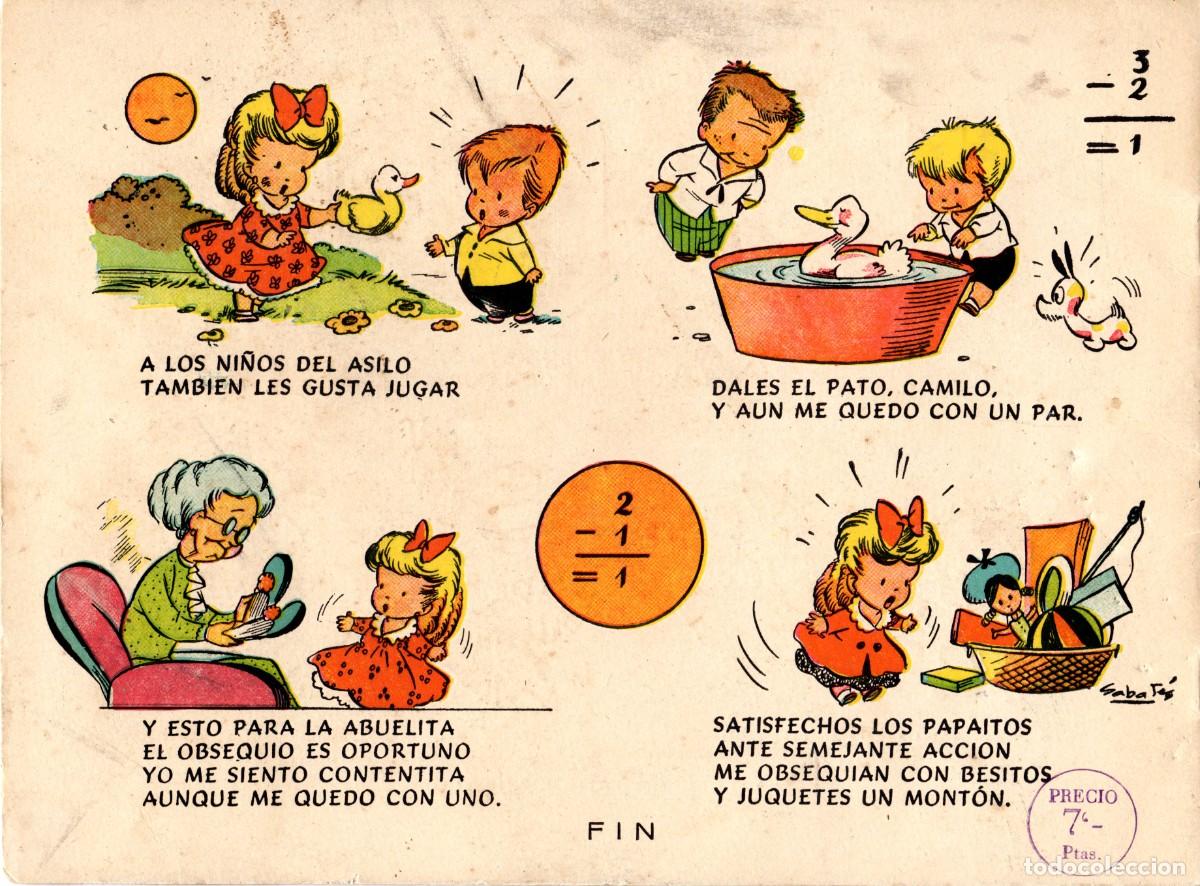 Libros antiguos: DE DOS A TRES VA UNO, Cuento para aprender a restar - Foto 2