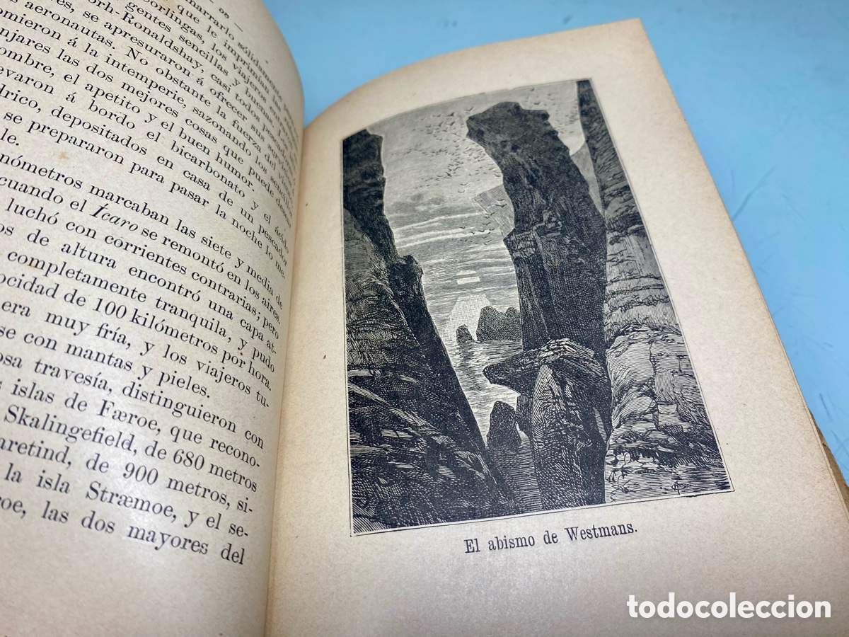 Libros antiguos: Libro &ldquo;Viajes en Globo&rdquo; - Saturnino Calleja. - Foto 8