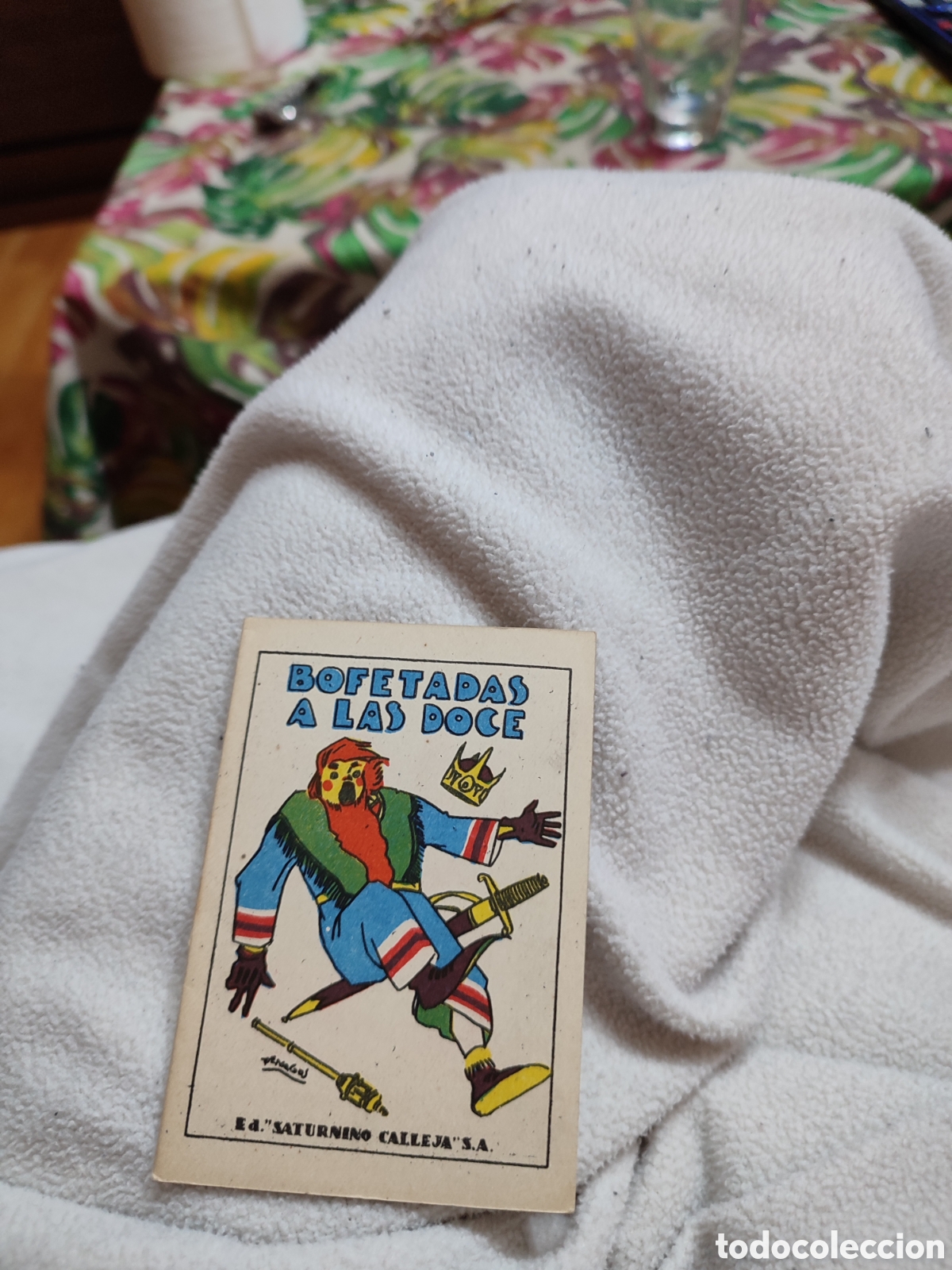 Libros antiguos: Cuento Saturnino Calleja, bofetadas a las doce - Foto 1